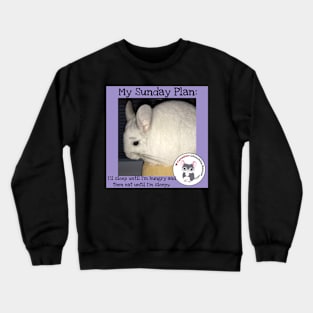 Chinchilla inspirational thoughts Crewneck Sweatshirt